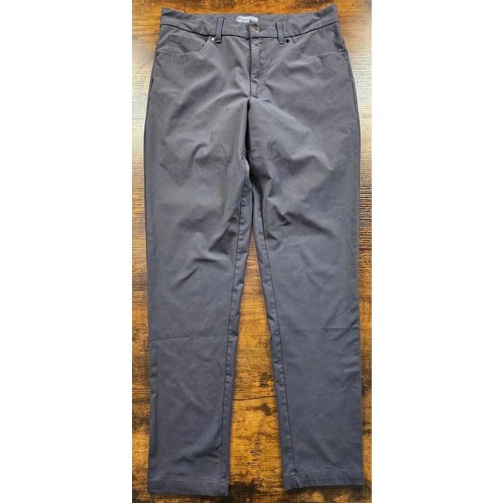 VRST Commuter Chino Pants Slim Fit 5 Pocket Men's Size 32x31 Gray Casual Stretch
